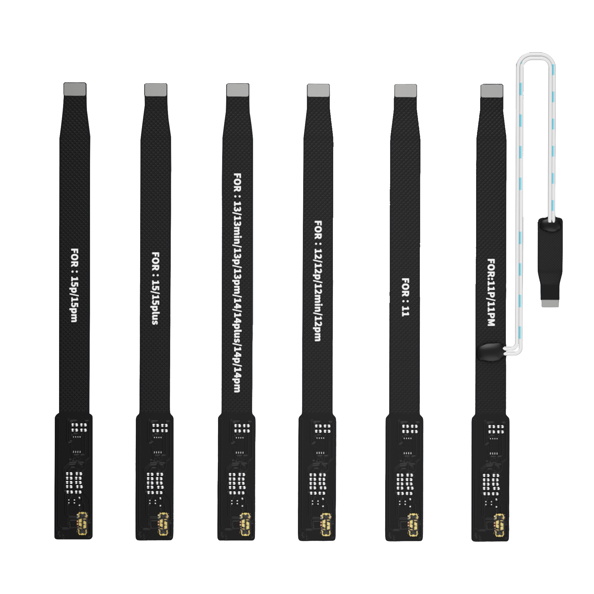 蓝锐V1电池卡效率排线         LANRUI V1 Battery-to-efficiency cable arrangement    （1套6条）（11-15）            （1 set of 6 strips（11-15）